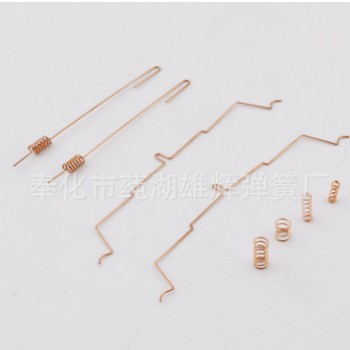 磷銅絲彈簧 銅絲彈簧 圓柱型銅絲壓簧 雄輝廠家定制加工型號多種